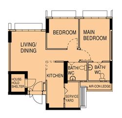 Blk 108A Alkaff Oasis (Toa Payoh), HDB 3 Rooms #616255521